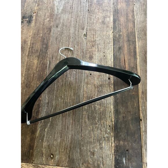 Saks Fifth Avenue Men's Suit Hanger Black Wood JP - Picture 5 of 8